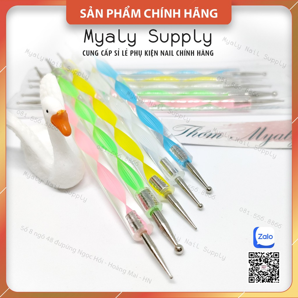 Bộ Bút Chấm Bi Nail Vẽ Móng Set 5 Cái 6544100592781