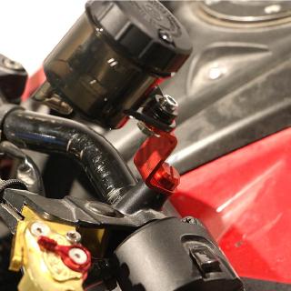 Universal Motorcycle Rearview Mirror Mount Extender Bracket Holder Clamp Bar Levers Customize logo