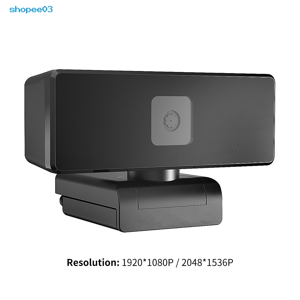 Webcam USB góc rộng không cần trình điều khiển 2K 1080P tương thích cho máy tính | BigBuy360 - bigbuy360.vn