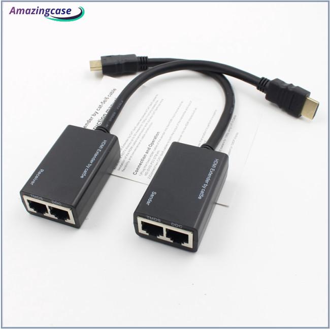 Bộ chuyển đổi HDMI qua mạng LAN RJ45 CAT5e CAT6 UTP LAN Ethernet 1080P