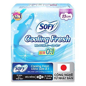 Băng vệ sinh SOFY Cooling fresh 23cm