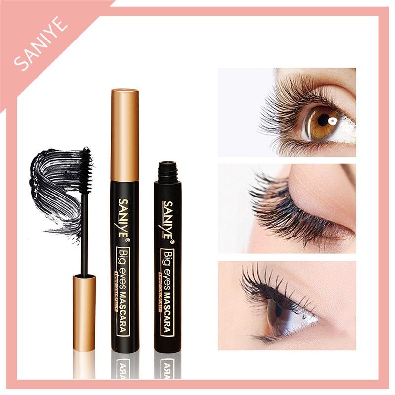 Bộ Sản Phẩm Trang Điểm Mắt SANIYE Mascara + Dụng Cụ Làm Cong Mi Mắt 50g