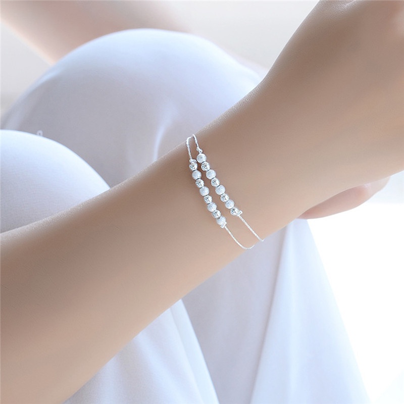 Vòng Tay Hở Họa Tiết Hoa Cúc Nhỏ Đơn Giản Thời Trang Hàn Quốc Cho Bạn Gái
