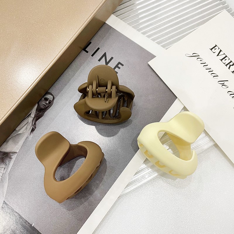 Kẹp Tóc Càng Cua Bằng Nhựa Acrylic Phong Cách Retro Hàn Quốc