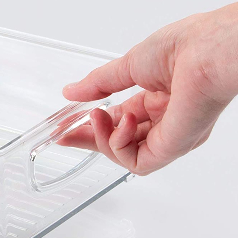 Set 2 hộp đựng thực phẩm bằng nhựa có tay cầm tiện dụng