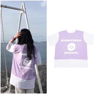 Áo thun tay lỡ unisex buny