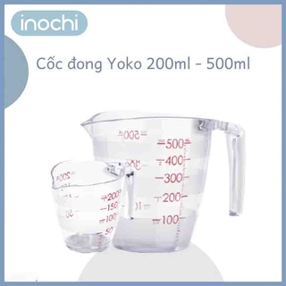 [2 Size] Cốc YOKO Chia Vạch, Chia Sữa, Đong Nước, Siro Cho Bé Tiêu Chuẩn Nhật