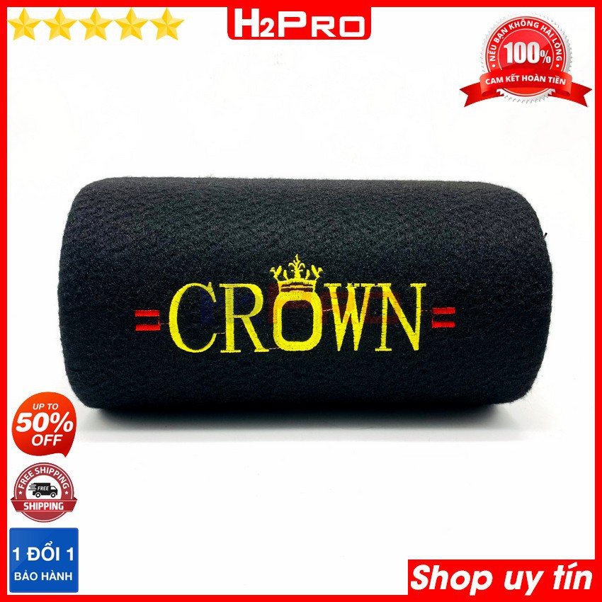 Loa bluetooth Crown 5 2021 H2PRO bass 13-40W đa năng USB-Thẻ nhớ-radio (1 loa), loa gầm ô tô cao cấp điện 220V-110V-12V