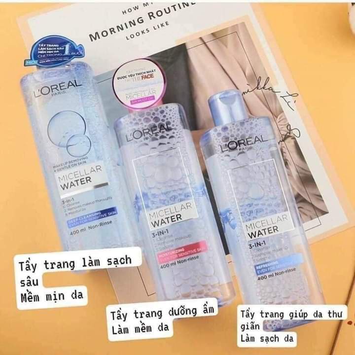 Tẩy Trang L'Oreal Paris Skincare Micellar 400ml