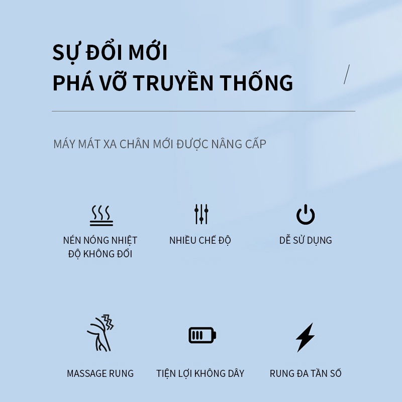 [ Loại thường ] Máy massage bắp chân , bắp tay không dây giảm béo