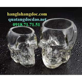 Ly rượu đầu lâu 80ml cá tính