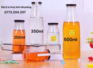 Chai thuỷ tinh starbuck cao cấp 500ml