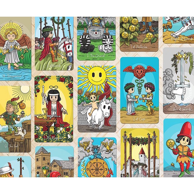 Bộ bài Smith Tiny Tarot Handmade