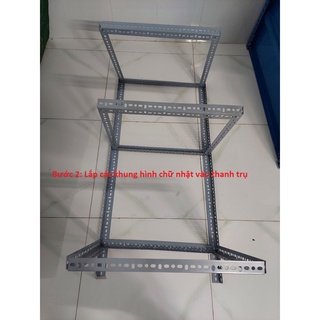 KỆ TRỒNG RAU 3 CHẬU ( KỆ KHÔNG CHẬU)