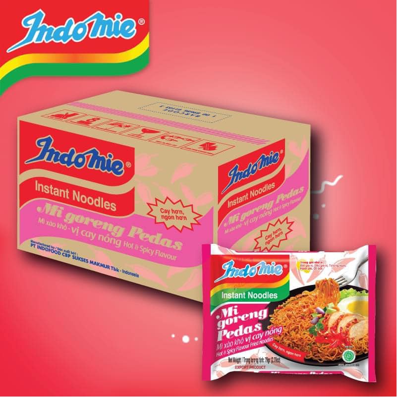 [Hỏa Tốc TP Hà Nội] Thùng 40 Gói Mỳ Xào Khô / Mì Trộn Indomie Đủ Vị: Đặc Biệt, Cay Nồng, Sườn, Bò Cay | WebRaoVat - webraovat.net.vn