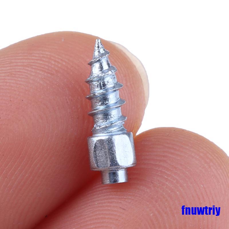 [COD]100pcs 9mm Steel Wheel Stud Screw Snow Tire Spike for Car Bicycle Nail Anti-Slip