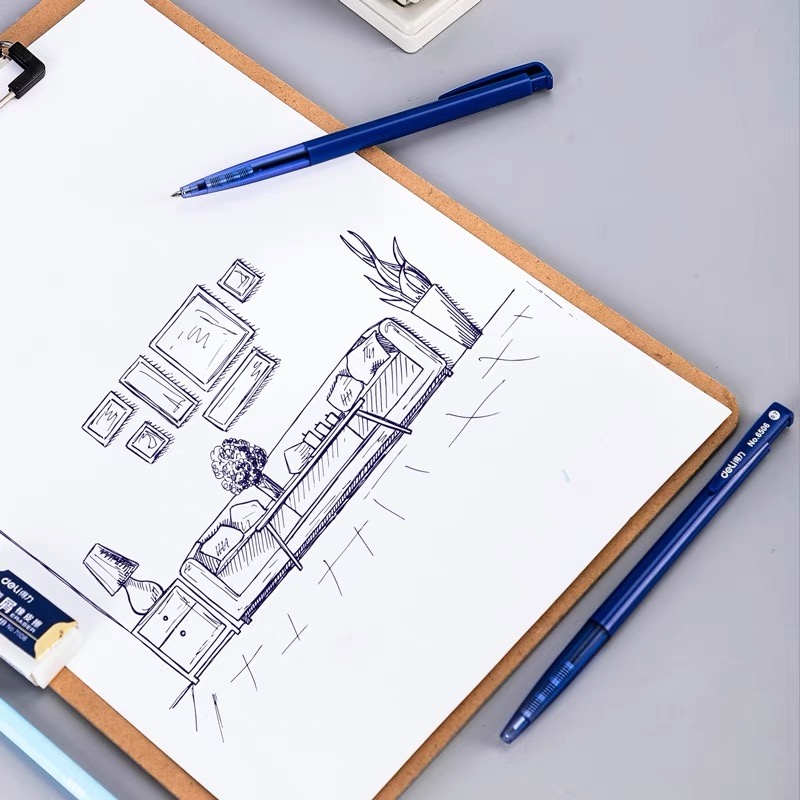 Bút bi Mini ngòi 0.7mm có thể thu gọn thời trang tiện dụng cho học sinh/ văn phòng