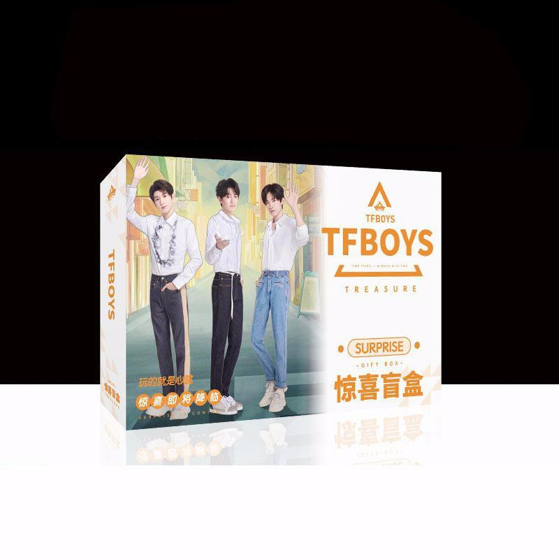 [Mã LIFEBOOK1 giảm 30K đơn 150K] ( Surprise ) Hộp quà TFBOYS A5 có poster postcard bookmark in hình thần tượng nhóm nhạc