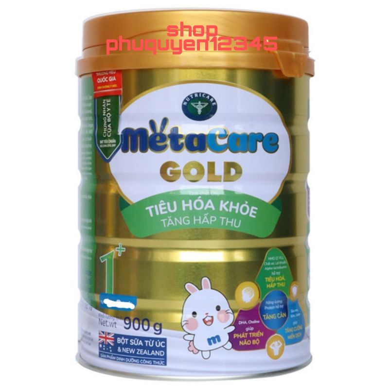 Sữa bột MetaCare Gold 1+ mẩu mới ,900g(HSD:2023)