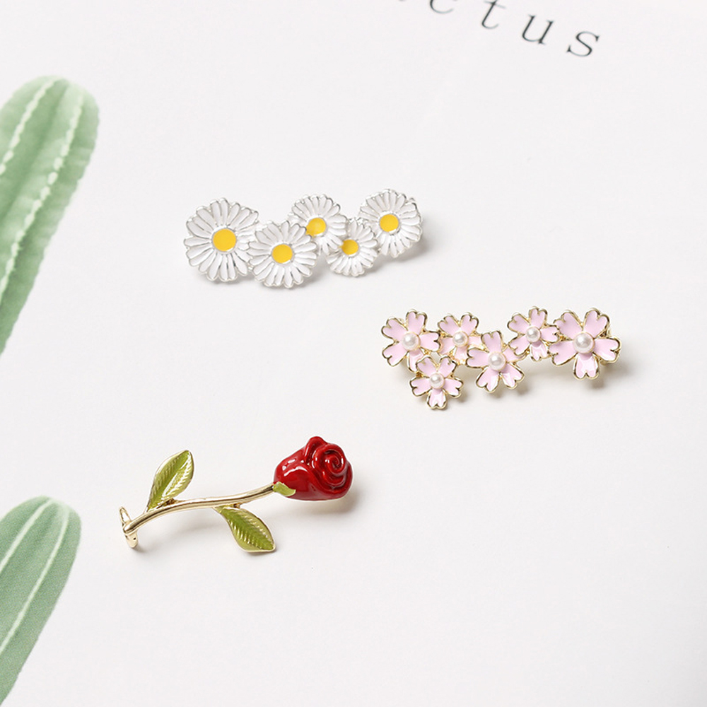 Kẹp tóc hình hoa đào/ngọc trai/bươm bướm/nơ xinh xắn dành cho nữ