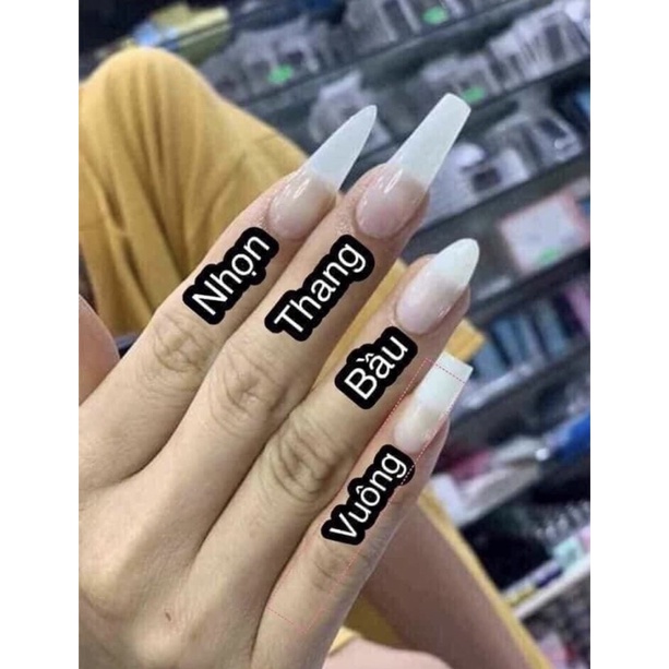 Nail box / móng up thiết kế tết tone đỏ