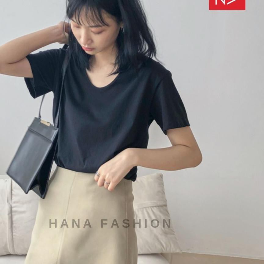 Áo Thun Nữ In Chữ Good Items Hanas Hana Fashion - Hyeri - Ts263 Ly4Xx