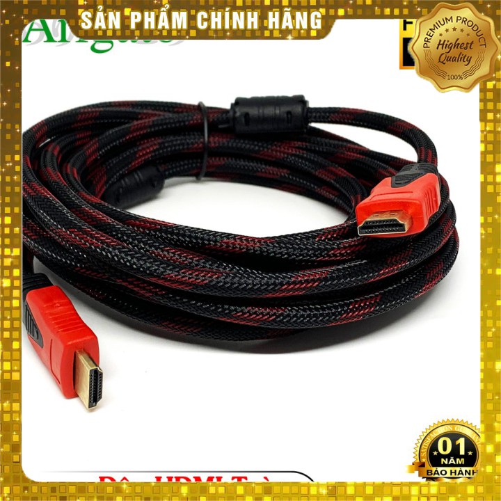 (Xả Kho) Dây HDMI 3m tròn, cáp hdmi 3m tròn chuẩn 1.4v-Arigato