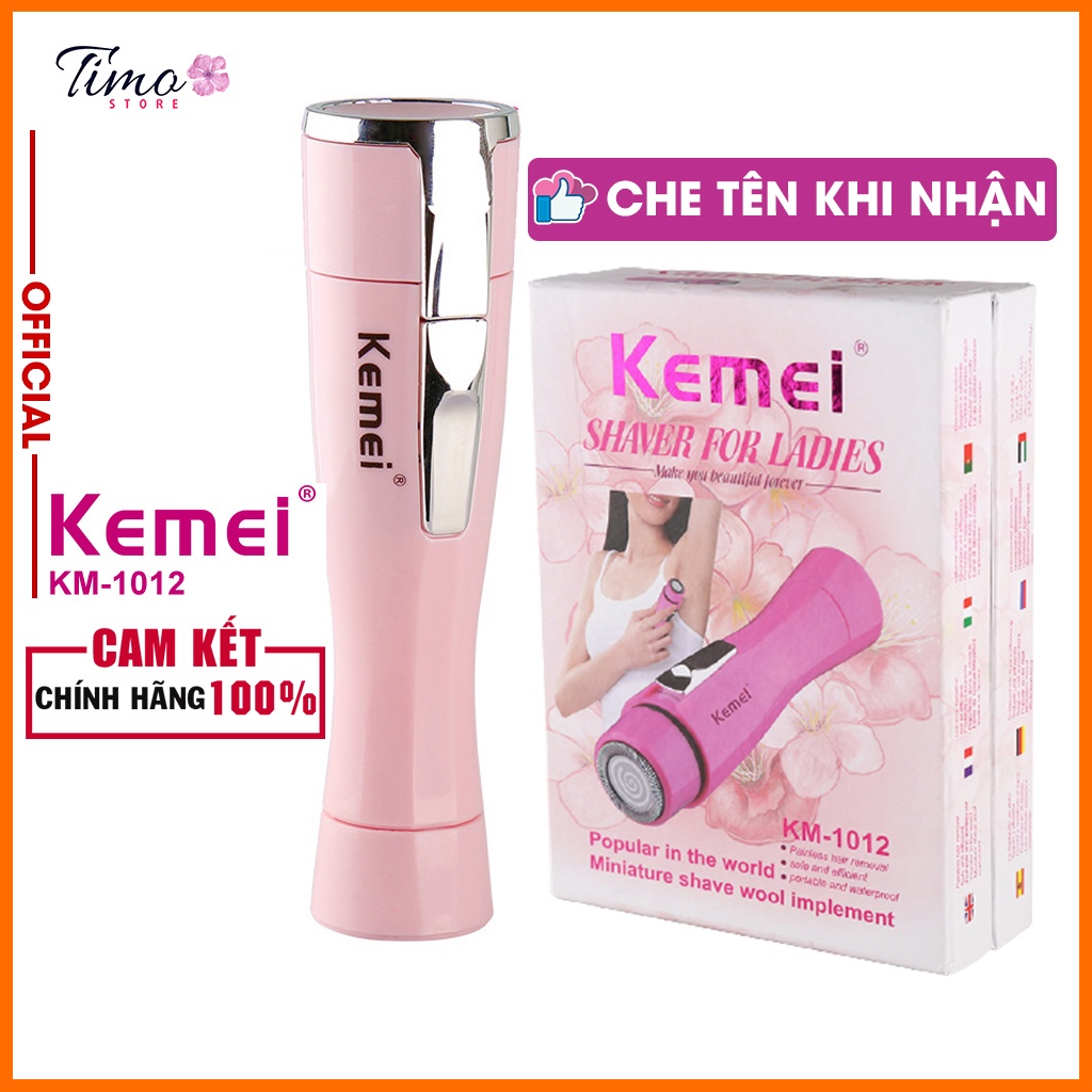 Máy cạo lông Kemei KM-102 cạo lông toàn thân dành cho nữ, [bảo hành 6 tháng] thiết kế nhỏ gọn tiện lợi | TM061