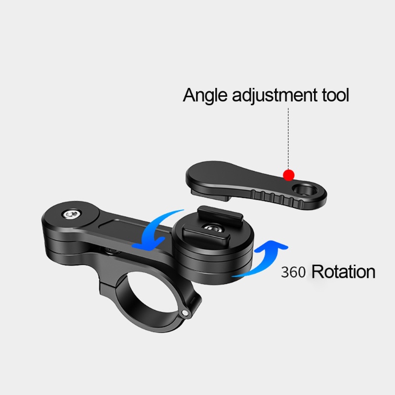 Giá đỡ điện thoại bằng hợp kim nhôm xoay 360 độ gắn tay lái xe máy/xe đạp 2-7"
 | BigBuy360 - bigbuy360.vn