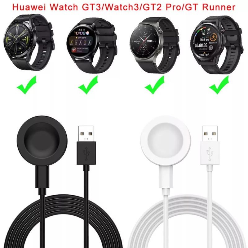 Đế Sạc Kèm Dây Cáp Usb cho đồng hồ Huawei Watch GT2 Pro / GT3 / GT Runner/ Huawei Watch 3 chất lượng