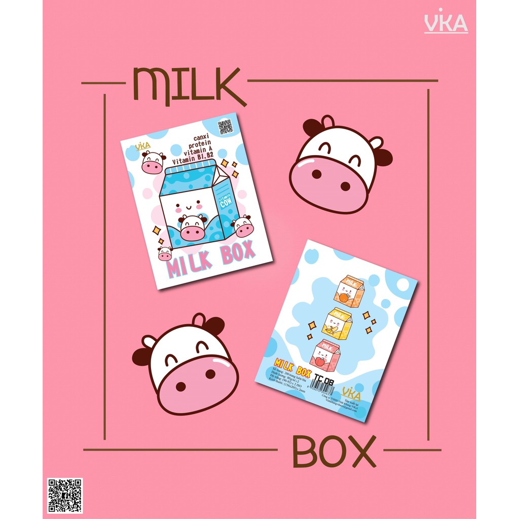 TẬP HỌC SINH VIKA: MILK BOX 200 TRANG