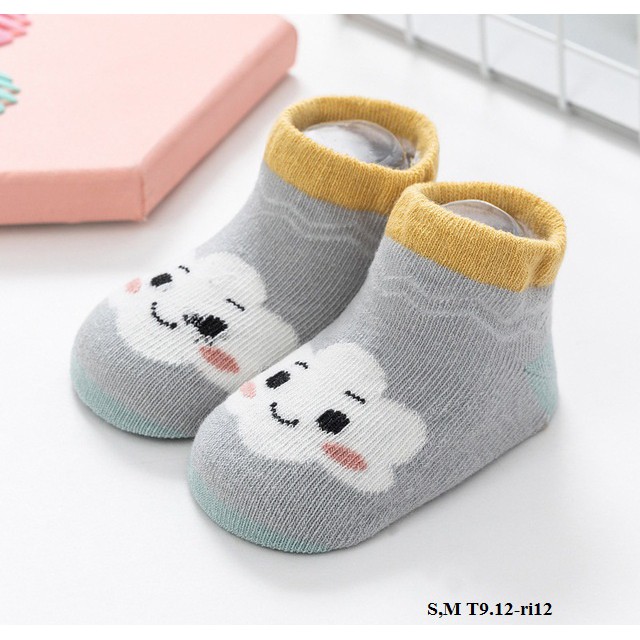 Tất ngắn T9.12 vớ cổ ngắn nhiều mẫu cute size S,M cho bé gái/bé trai