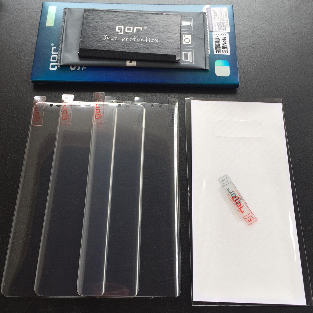 sỉ _Dán màn hình Gor galaxy Note 9/ Note10/ Note 10+/ Note 8/ Note 20 Ultra ( 3 miếng dán trước +1 dán sau carbon)