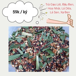 Combo 2 ký Trà Gạo Lứt, Đậu Đen Xanh Lòng, Hoa Nhài, Xạ Đen, Lá Sen, Lá Dứa