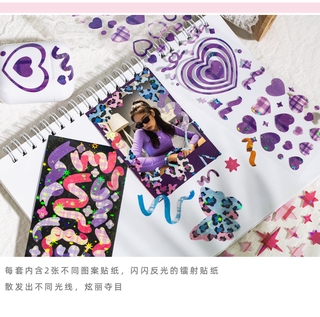 2pcs/set ribbon decoration diary sticker sticker material