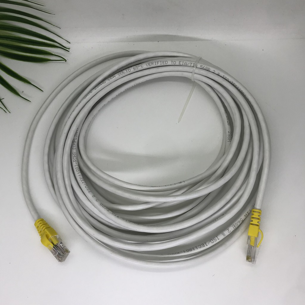 Cáp mạng cat5 bấm sẵn 2 đầu , dây mạng 10m, 15m, 20m,đến 50m, hàng chính hãng bảo hanh 6 tháng