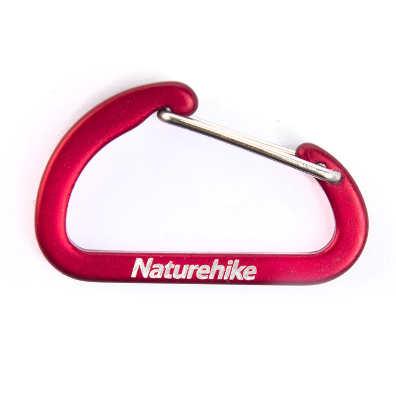 NATUREHIKE Bộ 16 Móc Khóa Hợp Kim Nhôm Hình Chữ D 4cm Chuyên Dụng Cho Leo Núi Cắm Trại