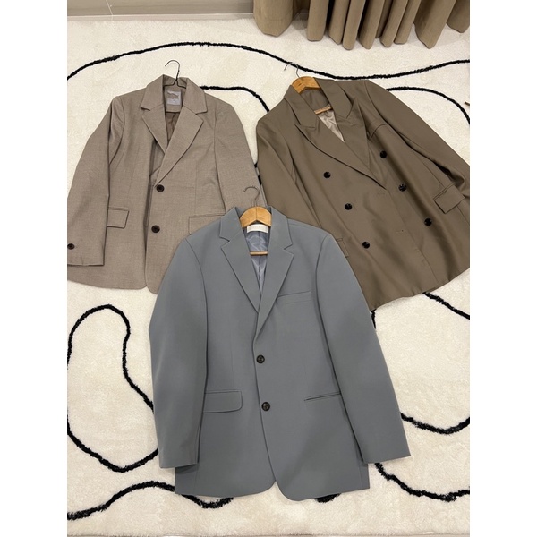 Blazer form freesize màu xanh mint