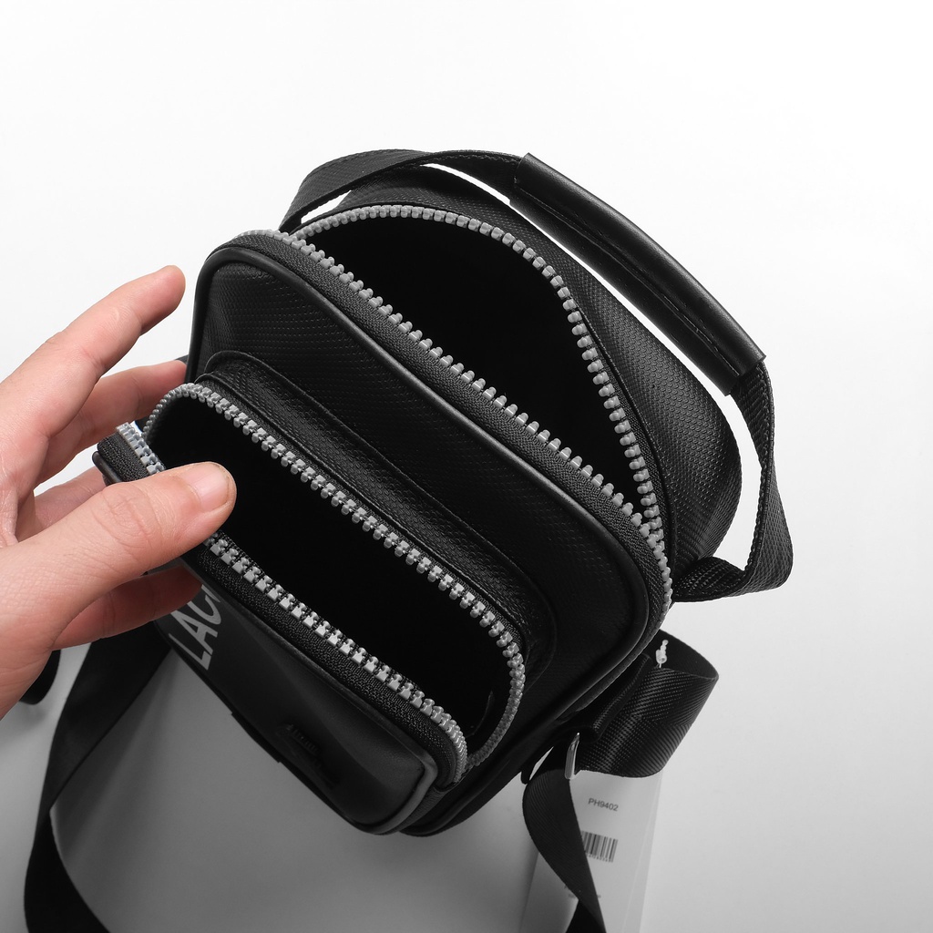 Túi Đeo Chéo IPAD Lacoste New 2022 Chống Thấm | Túi Đeo Đứng LC New 2022 Logo Sắt Full Tag + Túi vải