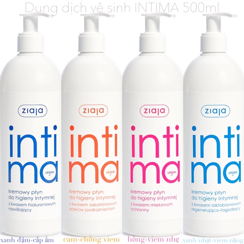 Dung dịch vệ sinh Intima Ziaja 500ml