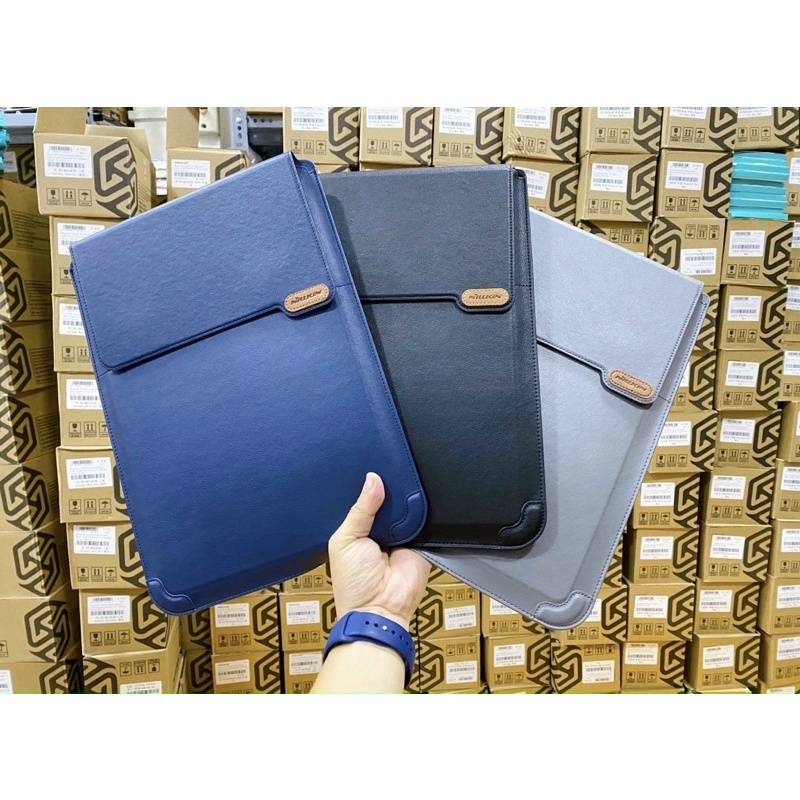 NILLKIN Versatile Laptop Sleeve For Macbook 13.3 , 16.1 inch / Túi da cao cấp cho Laptop 14 inch chính hãng NillKin