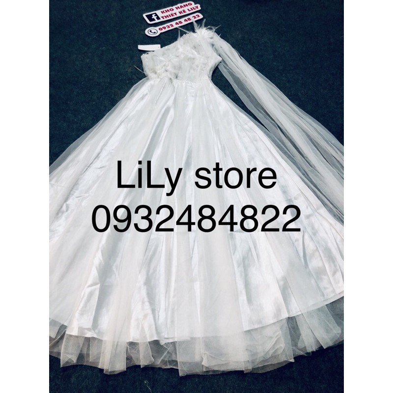 đầm  mãi chê vai cao cấp ( ảnh và video thật 1000% )