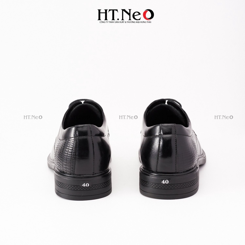 Giày da nam Da bò chuẩn, đế cao su cực êm, mẫu thiết kế quý phái dành cho phái mạnh HT.NEO GT160