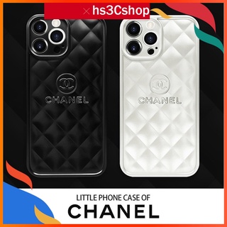 Ốp điện thoại da mềm chống sốc in hình CHANEL cổ điển cho iPhone 13 12 11 Pro Max IX Xs MAX XR 7 8 Plus
