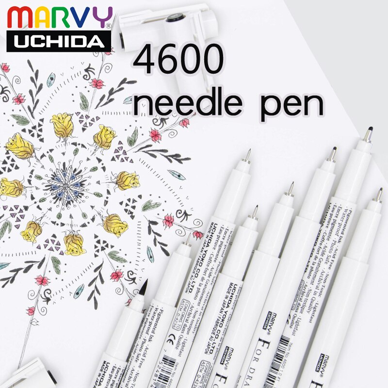 Bộ bút line đi nét Marvy 4600