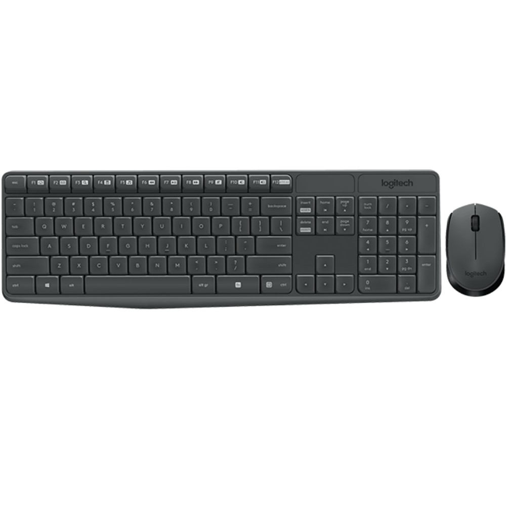 Bộ bàn phím chuột không dây Logitech MK235 - Hàng chính hãng new 100%