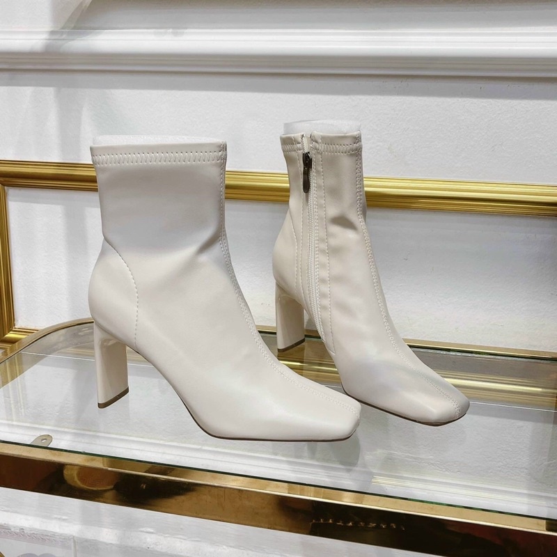 Boots gót mảnh 7cm đẹp sang chảnh fullbox