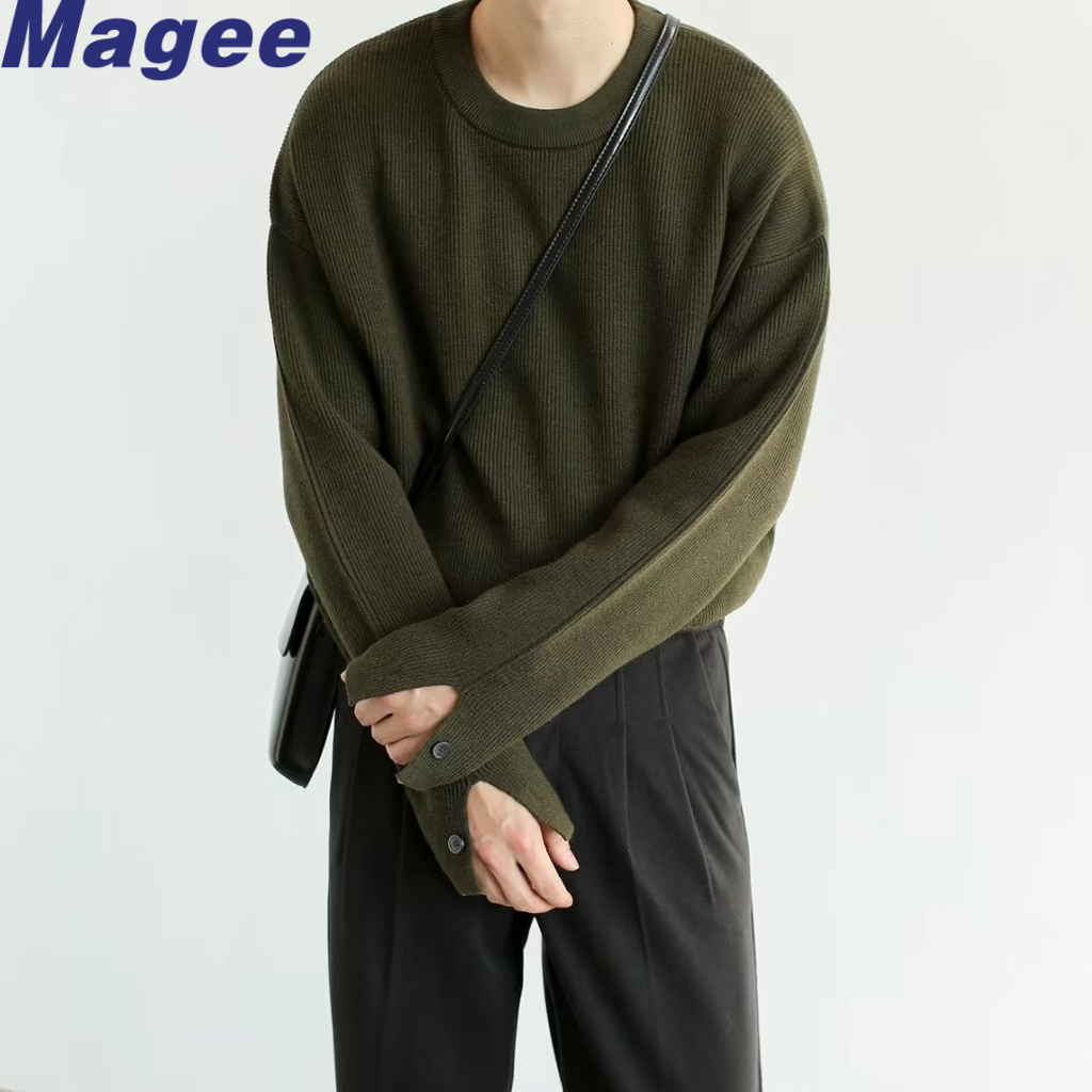 Áo Sweater Dài Tay Thời Trang Hàn Quốc Dành Cho Nam