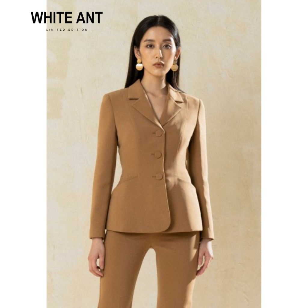 Áo Vest Công Sở Nữ WHITE ANT FIONA BAR Thiết Kế Phần Đuôi Áo Xòe Thắt Eo Tôn Dáng, Chất Liệu Cao Cấp Chống Xù 180500026