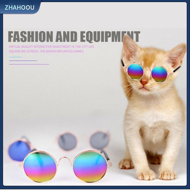 ☃Nhà☃ Kính Mát Hình Thú Cưng Đeo Kính Mát Ngộ Nghĩnh